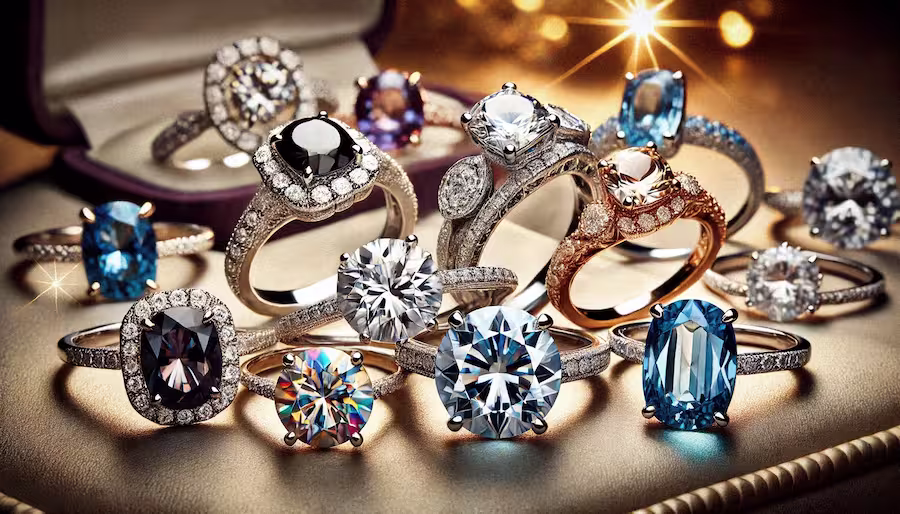 Different gemstones for engagement rings